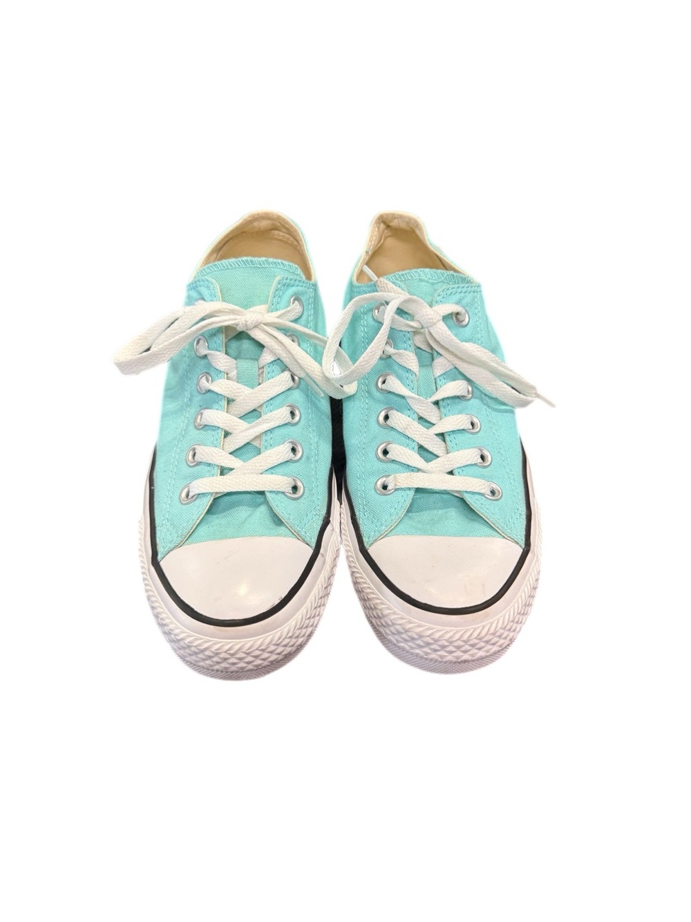 Converse All Star Low Top Aqua Canvas Sneakers